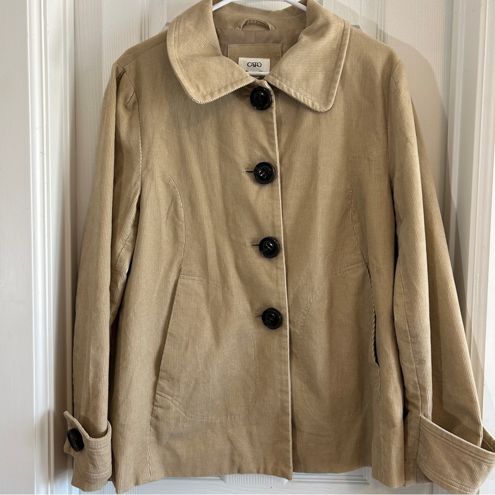 Corduroy Swing Coat